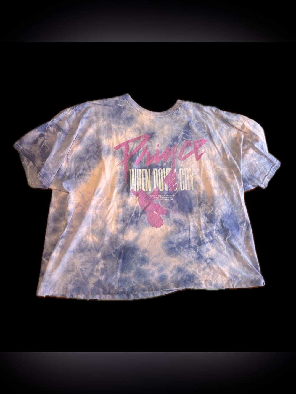The Prince Estate Size: XL Women’s Short Sleeve Tie-Dye Tee When Dove’s Cry